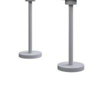 Стойки под акустику Goldmund Pulp Stand Silver Grey