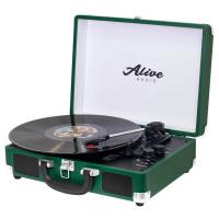 Проигрыватель винила Alive Audio GLAM Pine c Bluetooth