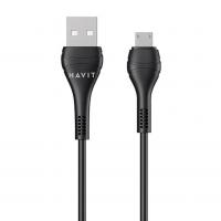 USB кабель HAVIT CB6159 USB-A - Micro USB BK 1m