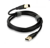 Межблочный кабель QED QE8214 Connect USB A M - B M 0.75m