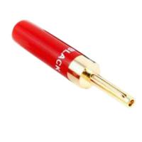 Разъем Black Rhodium Banana plug Gold plated до 4.5 mm red