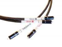 Кабель межблочный аудио Tellurium Q Silver III RCA 1.5m