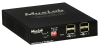 Приемник-декодер DVI, USB2.0 и KVM over IP, с PoE MuxLab 500771-RX