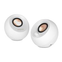 Полочная акустика Creative PEBBLE PRO (с адаптером) White
