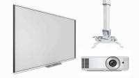 Комплект Smart интерактивная доска SBM787V с короткофокусным проектором EXD203STW и креплением DSM-14kw