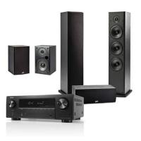 Комплект домашнего кинотеатра Denon AVR-X580BT + Polk T Series 5.0 Set (Black)