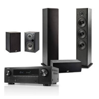 Комплект домашнего кинотеатра Denon AVR-X580BT + Polk T Series 5.0 Set (Black)