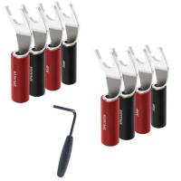 Разъемы AudioQuest SureGrip 100 - Multi-Spade (8 шт, SILVER)