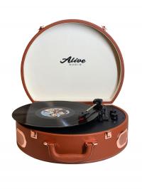Проигрыватель винила Alive Audio MOVIE French chocolate