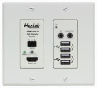 Встраиваемая панель-приёмник MuxLab 500777-RX-WH