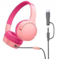 Наушники Belkin Wired On-Ear Headphones for Kids Pink