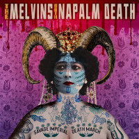 Виниловая пластинка The Melvins, Napalm Death - Savage Imperial Death March (Black Vinyl LP)