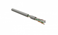 Кабель витая пара Hyperline UUTP4-C6-S23-IN-LSZH-GY-305 (305 м) м/кат