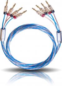 Акустический кабель Oehlbach EXCELLENCE Bi Tech 4 speakercable, 2x5m 4->4 Banana, D1C10825