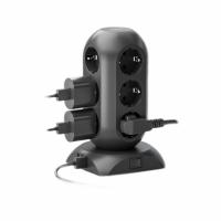 Сетевой фильтр Tessan TPS02-DE Black