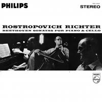 Виниловая пластинка Mstislav Rostropovich, Richter, Sviatoslav - Beethoven: Sonatas For Piano & Cello (Analogue) (Black Vinyl 2LP)