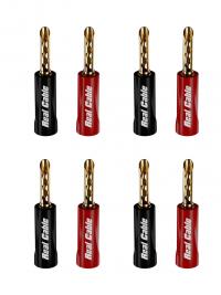 Разъёмы акустические Real Cable BFA6020-2C/8pcs (8 шт)