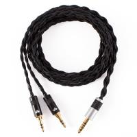 Кабель для наушников Kennerton 2 x Jack 3.5 мм TRS / 4.4 мм TRRRS, Soviet Litz, Special Edition 1,5m