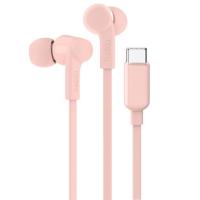 Наушники Belkin SoundForm Wired USB-C with Adjustable Volume Limiter Headphones Pink