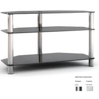 Подставка MD TV12 Flatform (хром/матовое стекло)