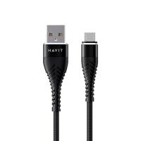 USB кабель HAVIT CB706 USB-A - Micro USB BK 1m