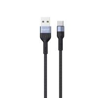 USB кабель HAVIT CB623C USB-C - USB-A BK 1m