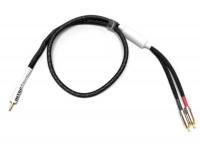 Кабель межблочный аудио Black Rhodium INTRO 3.5mm.jack-2 RCA Black 1,0 m