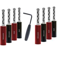 Разъемы AudioQuest SureGrip 100 - BFA SILVER (8 шт, BANANA SILVER)