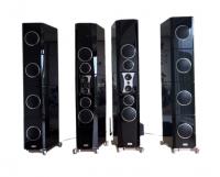 Комплект акустики TIDAL Audio La Assoluta System with Assoluta Subtowers Piano Lacquer Midnight Black