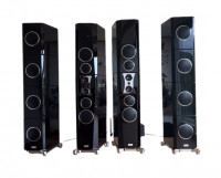 Комплект акустики TIDAL Audio La Assoluta System with Assoluta Subtowers Piano Lacquer Midnight Black