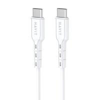 USB кабель HAVIT CB6235 USB-C - USB-C WH 1m