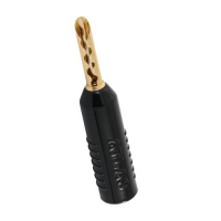 Разъем Atlas Achromatic Gold Z Plug Crimp - Black