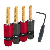 Комплект коннекторов AudioQuest SureGrip 300 - BFA  GOLD(4)