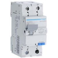 Дифф. авт. выкл. Hager AD860J 1P+N 4.5kA C-10A 30mA AC