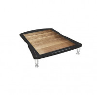 Модуль стойки под Hi-Fi Bassocontinuo VIELLA 2.1 Walnut bottom shelf (ножки белые)