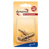 Разъем Dynavox BANANA RED/BLACK (205094) (4 шт)