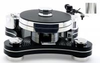 Виниловый проигрыватель Transrotor ZET 3 TMD Black (Черный) с двумя моторами, с тонармом Transrotor TRA9 Chrome, MC головкой Transrotor Figaro, Блоком питания Konstant M2 Reference и прижимным диском