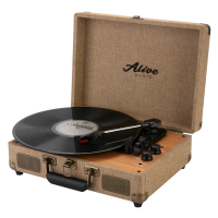 Проигрыватель винила Alive Audio GLAM The Canvas Edition Mocca с Bluetooth