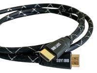 HDMI кабель DH Labs Silver HDMI 2.1-8k with swivel connector 1,5 m