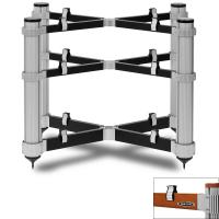 Подставка под Hi-Fi компоненты Solid Tech Rack of Silence 3 Regular Cherry/Silver
