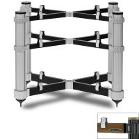 Подставка под Hi-Fi компоненты Solid Tech Rack of Silence 3 Regular Walnut/Black