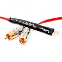 Межблочный кабель Black Rhodium ADAGIO USB-C - 2 RCA 3 m