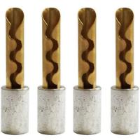 Комплект коннекторов AudioQuest Crimp BFA Gold, 4 шт.