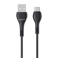 USB кабель HAVIT CB6161 USB-C - USB-A BK 1m