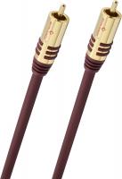 Кабель межблочный аудио Oehlbach PERFORMANCE NF Sub-cable cinch/cinch2, 2.0m mono red (D1C20532)