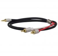 Кабель межблочный аудио Dynavox Cinchkabel Stereo 3.5Jack-2RCA 1.5m (207384)