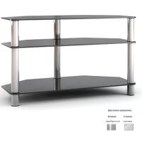 Подставка MD TV12 Flatform (серебро/матовое стекло)