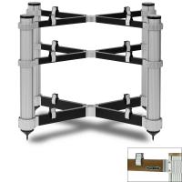 Подставка под Hi-Fi компоненты Solid Tech Rack of Silence 3 Regular Walnut/Silver
