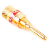 Разъем Black Rhodium Banana plug 4 mm Red.Screw