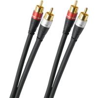 Кабель межблочный аудио Oehlbach EXCELLENCE Select Audio Link, Audio cable Cinch, 0.75m bw (D1C33141)